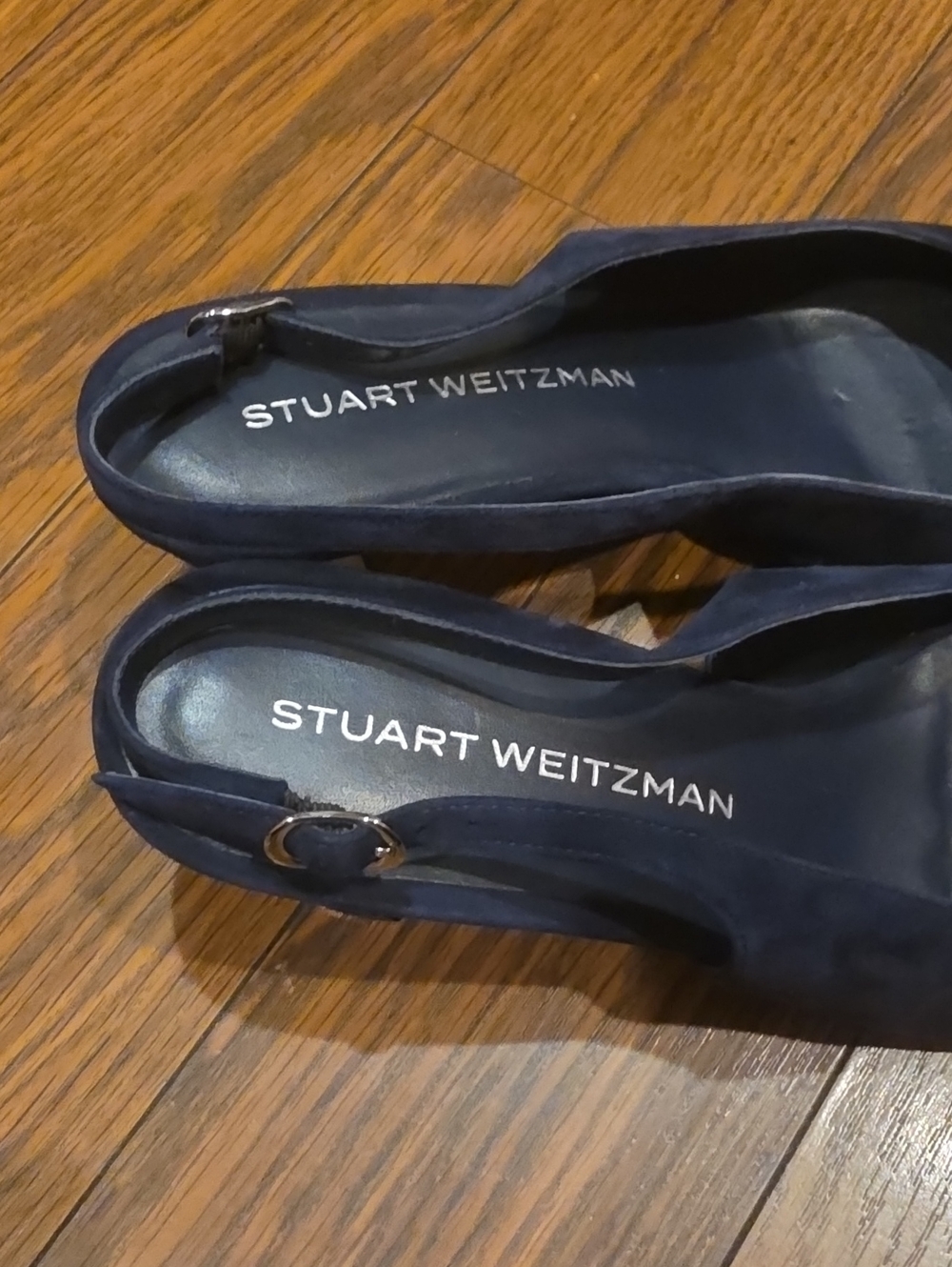 Stuart Weitzman Stassi Slingback Pump In Blue - Picture 10 of 12